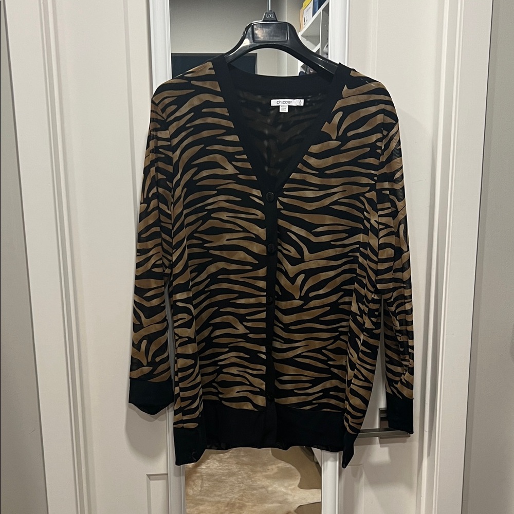 Chico’s Mesh Cardigan’s XL, Size 3